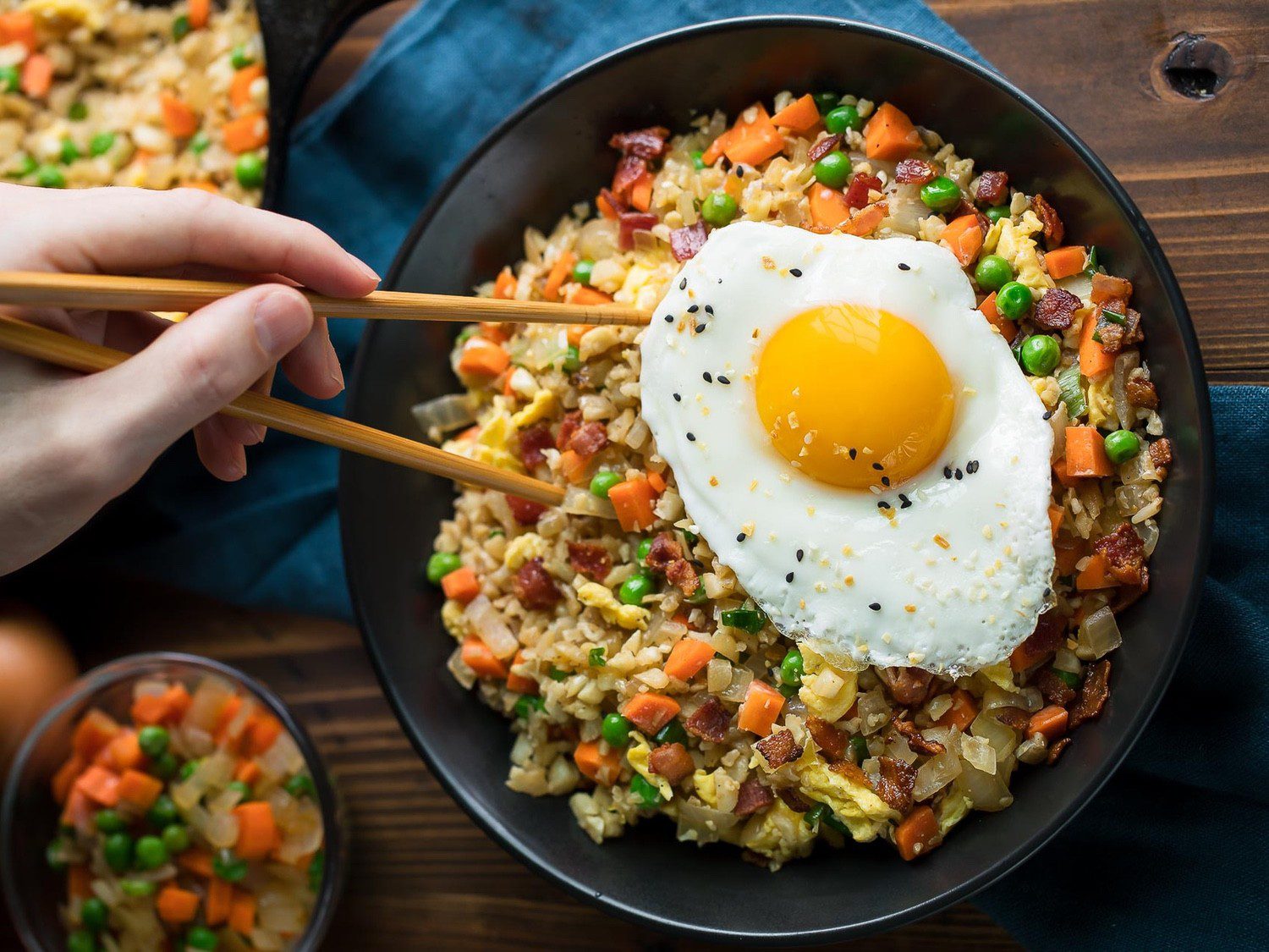 Protein rich breakfast recipes- Breakfast Paleo fried rice