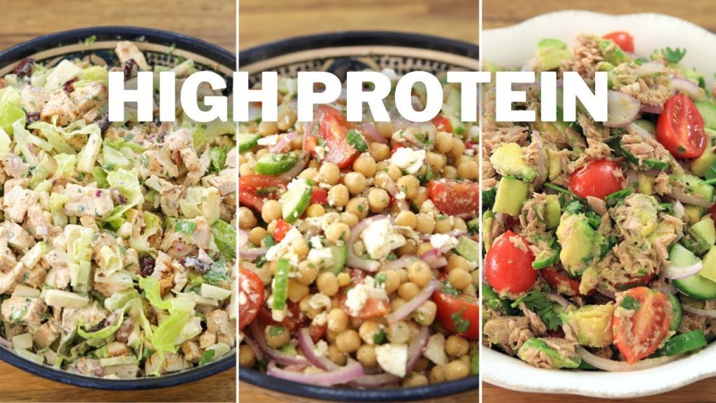 high protein salad recipes
