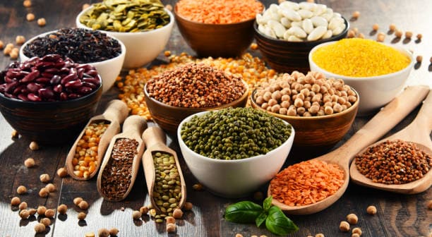 High-fiber foods